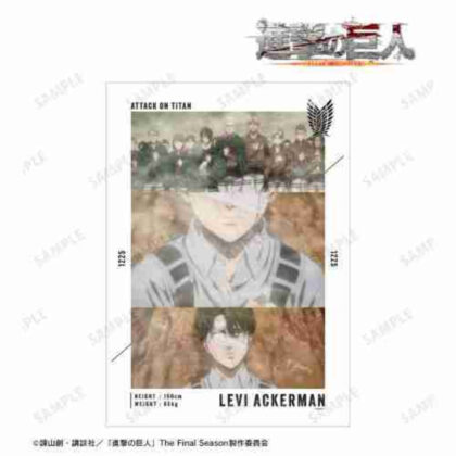 進撃の巨人 リヴァイ 場面写A3マット加工ポスター Vol.3 (進擊的巨人利維場景 A3 霧面海報 Vol.3)