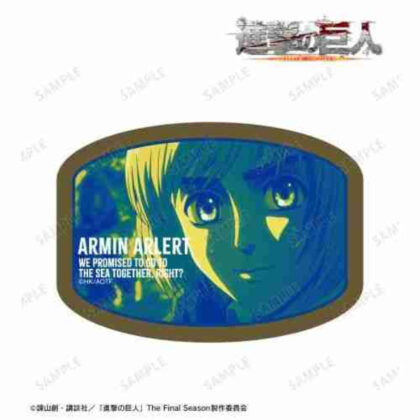 進撃の巨人 アルミン 場面写ダイカットステッカー (進擊的巨人阿明場景模切貼紙)