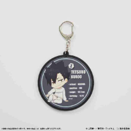 Haikyu!! Portable rubber coaster Tetsuro Kuroo (ハイキュー!! 持ち運べるラバーコースター 黒尾鉄朗)
