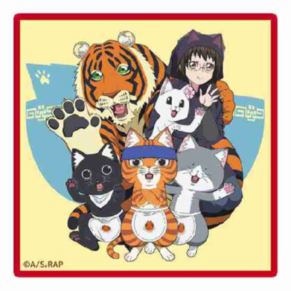 Ramen Red Cat Hand Towel 1 (ラーメン赤猫 ハンドタオル 1)