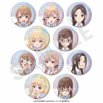 Love is indivisible by twins badge (恋は双子で割り切れない 缶バッジ)
