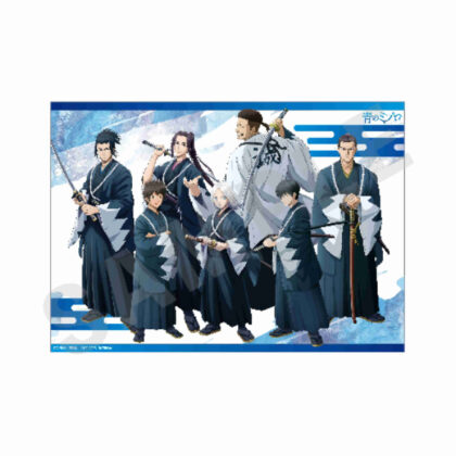 青のミブロ クリアポスター (藍色 Mibro 透明海報)