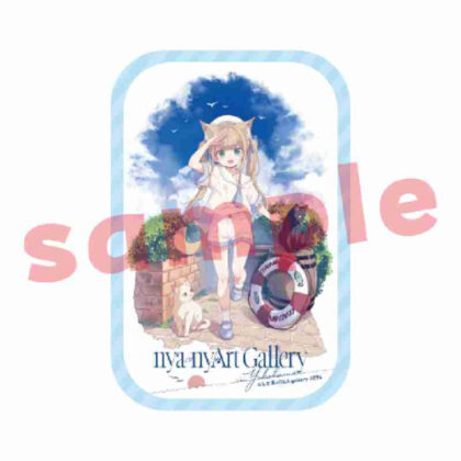 しま原個展 nya-nyArt Gallery in Yokohama缶バッジ 1 (島原個展 nya-ny橫濱美術館 Can Badge 1)