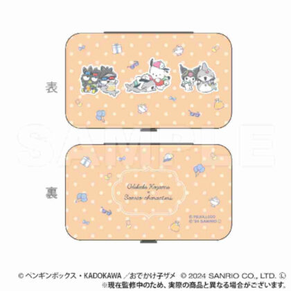 おでかけ子ザメ×サンリオキャラクターズ エチケットセット オレンジ (外出小鯊魚 x 三麗鷗角色禮儀套裝 橘色)