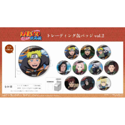 NARUTO-ナルト- 疾風伝 トレーディング缶バッジ Vol.2 (火影忍者疾風傳貿易罐徽章 Vol.2)