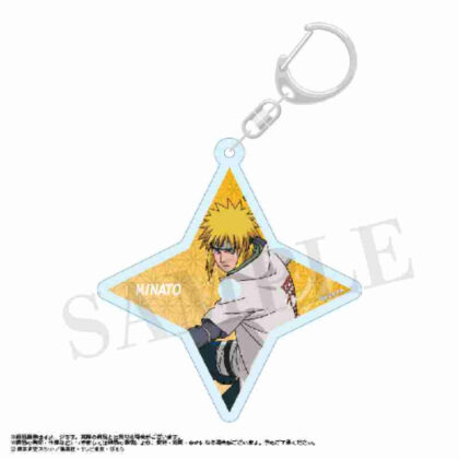 NARUTO-ナルト- 疾風伝 手裏剣型アクリルキーホルダー G波風ミナト (火影忍者疾風傳手裡劍型壓克力鑰匙圈 G 波風湊)