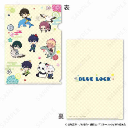 Blue Rock Clear File & Sticker Set 8 Mini Character Ninja Style (ブルーロック クリアファイル&ステッカーセット 8 ミニキャラ Ninja Style)