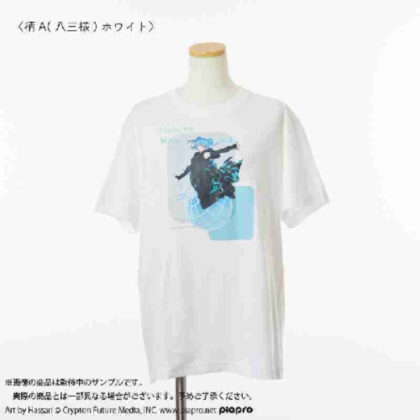 HATSUNE MIKU EXPO 10th Anniversary T-shirt pattern A (Hachisan-sama) White XL size (HATSUNE MIKU EXPO 10th Anniversary Tシャツ柄A(八三様) ホワイト XLサイズ)