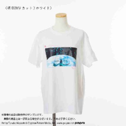 HATSUNE MIKU EXPO 10th Anniversary T-shirt pattern B (MV cut) White L size (HATSUNE MIKU EXPO 10th Anniversary Tシャツ柄B(MVカット) ホワイト Lサイズ)