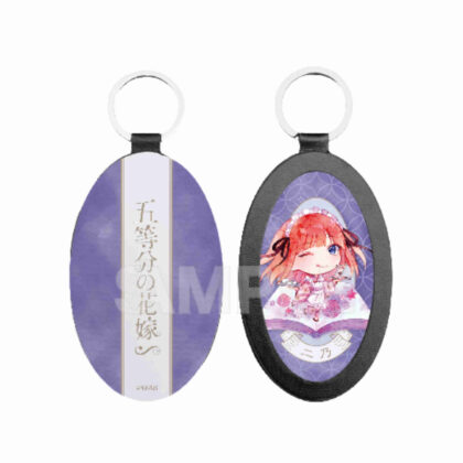 五等分の花嫁∽ キャラでるアート レザーキーホルダー 02二乃(大正ロマンVer.) (The Quintessential Quintuplets∽ 角色藝術皮革鑰匙圈 02 Nino (大正羅馬版))