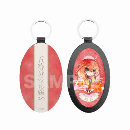 五等分の花嫁∽ キャラでるアート レザーキーホルダー 05五月(大正ロマンVer.) (The Quintessential Quintuplets∽ 角色藝術皮革鑰匙圈 5 月 5 日（大正羅馬版）)