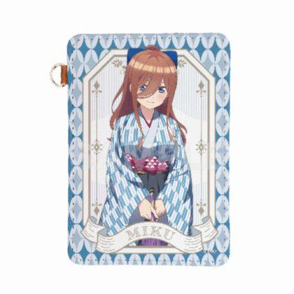 五等分の花嫁∽ レザーパスケース 03 三玖(大正ロマンVer.) (精華五胞胎∽ 皮革通行證盒 03 Miku (大正羅馬版))