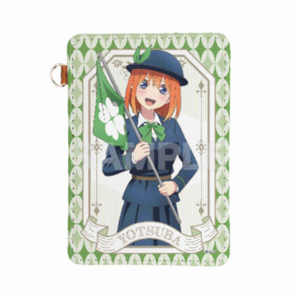 五等分の花嫁∽ レザーパスケース 04 四葉(大正ロマンVer.) (精華五胞胎∽ 皮革通行證盒 04 四葉 (大正浪漫版))