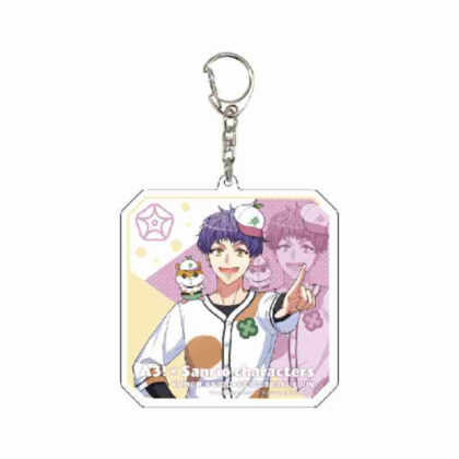 Big acrylic keychain A3! x Sanrio characters 02 Hyodo Kumon x CoroCoro Krillin (life-size illustration) (デカアクリルキーホルダー A3!×Sanrio characters 02兵頭九門×コロコロクリリン(等身イラスト))