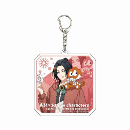 Big acrylic key chain A3!×Sanrio characters 03 Izumida Mao×Weir Dinosaurs! (life-size illustration) (デカアクリルキーホルダー A3!×Sanrio characters 03泉田莇×ウィアーダイナソアーズ!(等身イラスト))