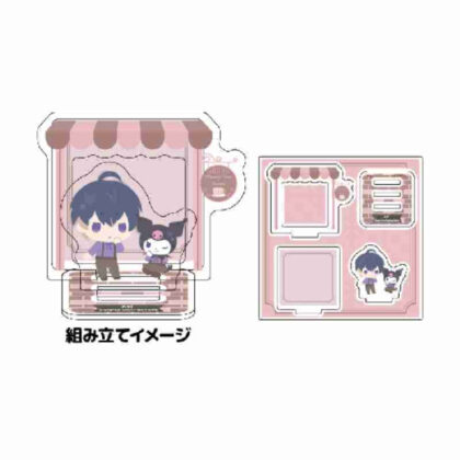 Acrylic stand plate A3! x Sanrio characters 02 Masumi Usui x Kuromi (mini character illustration) (アクリルスタンドプレート A3!×Sanrio characters 02碓氷真澄×クロミ(ミニキャライラスト))