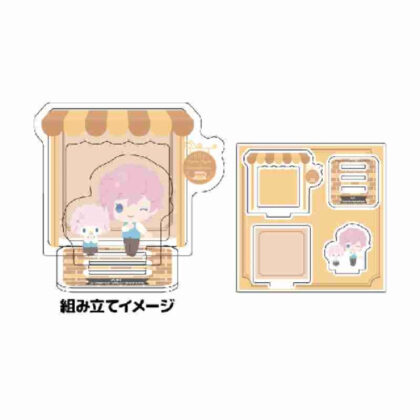 Acrylic stand plate A3! x Sanrio characters 09 Kousaka Muku x My Sweet Piano (mini character illustration) (アクリルスタンドプレート A3!×Sanrio characters 09向坂椋×マイスウィートピアノ(ミニキャライラスト))