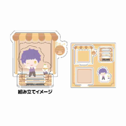 Acrylic stand plate A3! x Sanrio characters 12 Hyodo Kumon x CoroCoro Krillin (mini character illustration) (アクリルスタンドプレート A3!×Sanrio characters 12兵頭九門×コロコロクリリン(ミニキャライラスト))