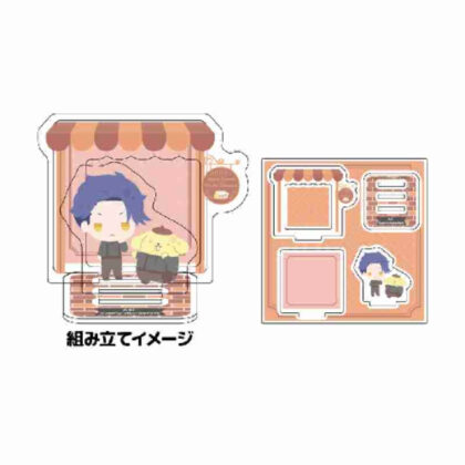 Acrylic stand plate A3! x Sanrio characters 14 Hyodo Juza x Pompompurin (mini character illustration) (アクリルスタンドプレート A3!×Sanrio characters 14兵頭十座×ポムポムプリン(ミニキャライラスト))