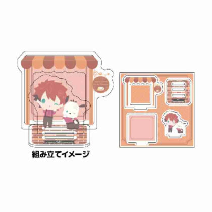 Acrylic stand plate A3! x Sanrio characters 15 Taichi Nanao x Pochacco (mini character illustration) (アクリルスタンドプレート A3!×Sanrio characters 15七尾太一×ポチャッコ(ミニキャライラスト))