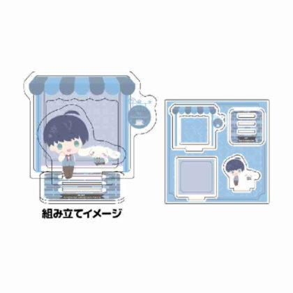 Acrylic stand plate A3! x Sanrio characters 19 Tsumugi Tsukioka x Cinnamoroll (mini character illustration) (アクリルスタンドプレート A3!×Sanrio characters 19月岡紬×シナモロール(ミニキャライラスト))