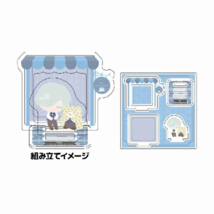 Acrylic stand plate A3! x Sanrio characters 21 Mitsu Mikage x Marumofubiyori (mini character illustration) (アクリルスタンドプレート A3!×Sanrio characters 21御影密×まるもふびより(ミニキャライラスト))