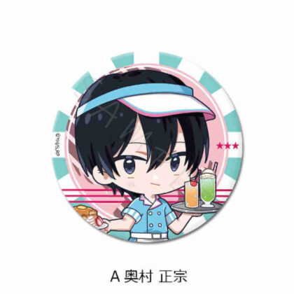 2.5 Dimensional Temptation 3way Can Badge (75mm) A Masamune Okumura (2.5次元の誘惑 3way缶バッジ(75mm) A 奥村正宗)