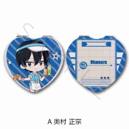 2.5 Dimensional Temptation Heart-shaped Compact Mirror A Masamune Okumura (2.5次元の誘惑 ハート型コンパクトミラー A 奥村正宗)
