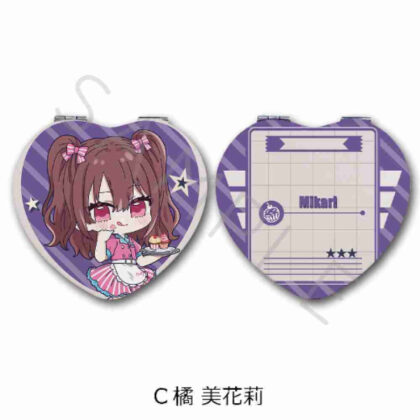 2.5-dimensional temptation heart-shaped compact mirror C Tachibana Mikari (2.5次元の誘惑 ハート型コンパクトミラー C 橘美花莉)