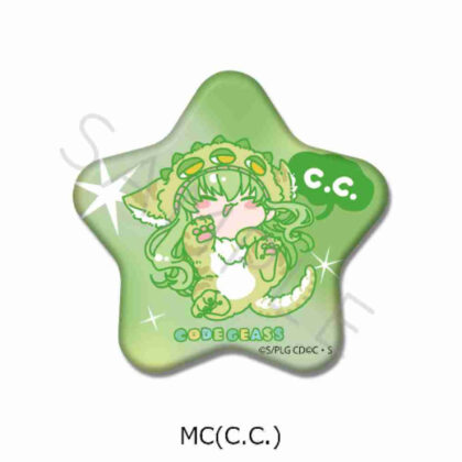Code Geass Lelouch of the Rebellion Star-shaped Can Badge MC C.C. (コードギアス 反逆のルルーシュ 星型缶バッジ MC C.C.)