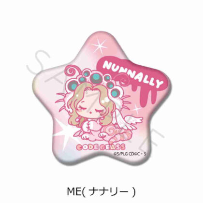 Code Geass Lelouch of the Rebellion Star-shaped Can Badge ME Nunnally (コードギアス 反逆のルルーシュ 星型缶バッジ ME ナナリー)