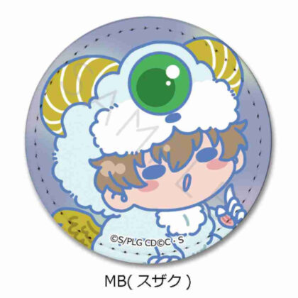 Code Geass Lelouch of the Rebellion Leather Badge (Round) MB Suzaku (コードギアス 反逆のルルーシュ レザーバッジ(丸形) MBスザク)
