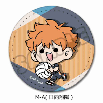 Haikyu!! Everyone mochocho operation! Part 1 Leather Badge M-A Shoyo Hinata (ハイキュー!! みんなmochocho化大作戦! 第1弾 レザーバッジ M-A 日向翔陽)
