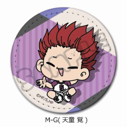 Haikyu!! Everyone mochocho operation! Part 1 Leather Badge M-G Satoshi Tendo (ハイキュー!! みんなmochocho化大作戦! 第1弾 レザーバッジ M-G 天童覚)