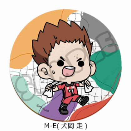 Haikyu!! Everyone's mochocho operation! Part 1 Leather Coaster M-E Inuoka Run (ハイキュー!! みんなmochocho化大作戦! 第1弾 レザーコースター M-E 犬岡走)