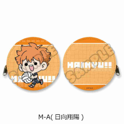 Haikyu!! Everyone's mochocho operation! 1st round coin case M-A Shoyo Hinata (ハイキュー!! みんなmochocho化大作戦! 第1弾 丸形コインケース M-A 日向翔陽)
