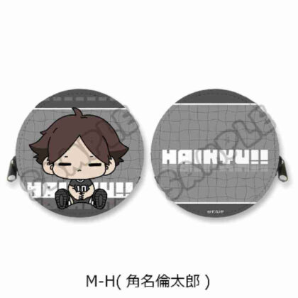 Haikyu!! Everyone Mochocho Operation! 1st Round Coin Case M-H Rintaro Kadona (ハイキュー!! みんなmochocho化大作戦! 第1弾 丸形コインケース M-H 角名倫太郎)