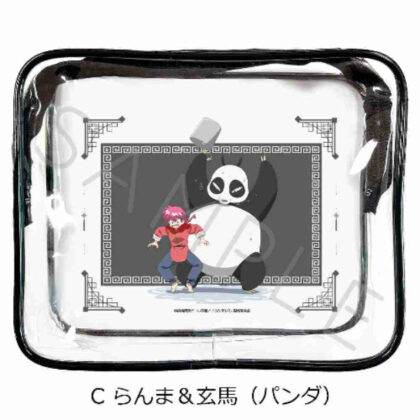 らんま1/2 ビニールポーチ C らんま&玄馬(パンダ) (Ranma 1/2 乙烯基袋 C Ranma & Genma (Panda))