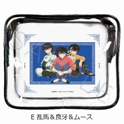 らんま1/2 ビニールポーチ E 乱馬&良牙&ムース (亂馬 1/2 乙烯基袋 E 亂馬 & Ryoga & 慕斯)