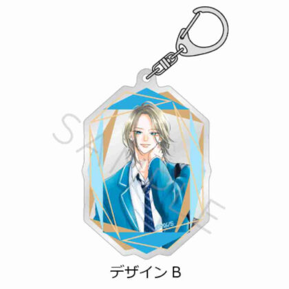 Re:blue acrylic keychain design B (Re:blue アクリルキーホルダー デザインB)