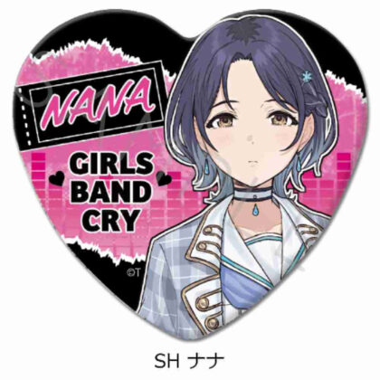 ガールズバンドクライ 第2弾 ハート型缶バッジ SH ナナ (女子樂團 Cry Part 2 心型罐徽章 SH Nana)