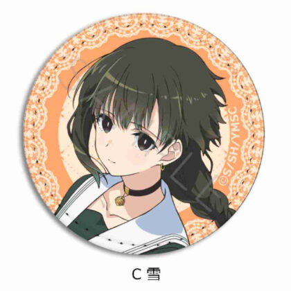 君は冥土様。 レザーバッジ(丸形) C 雪3 (你是梅多大人。 皮革徽章（圓形）C Snow 3)