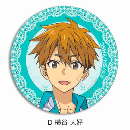 君は冥土様。 レザーバッジ(丸形) D 横谷人好 (你是梅多大人。 皮革徽章（圓形）D 橫谷人吉)