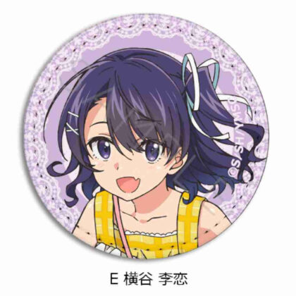 君は冥土様。 レザーバッジ(丸形) E 横谷李恋 (你是梅多大人。 皮革徽章（圓形）E 橫屋理子)