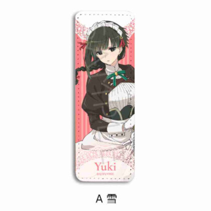 君は冥土様。 レザーバッジ(ロング) A 雪1 (你是梅多大人。 皮革徽章（長）A雪1)