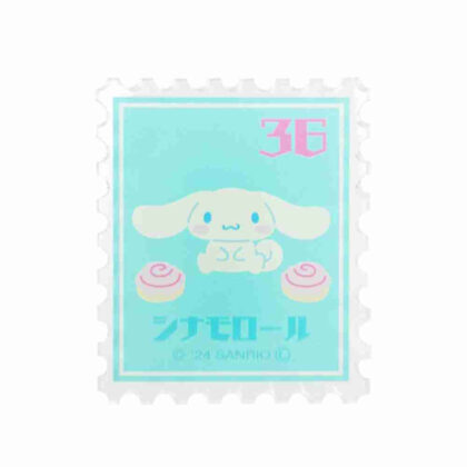 Sanrio Characters Retro Stamp Acrylic Badge Cinnamoroll (サンリオキャラクターズ レトロ切手アクリルバッジ シナモロール)