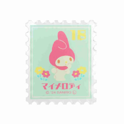Sanrio Characters Retro Stamp Acrylic Badge My Melody (サンリオキャラクターズ レトロ切手アクリルバッジ マイメロディ)