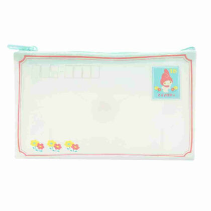 Sanrio Characters Retro Stamp Flat Pouch My Melody (サンリオキャラクターズ レトロ切手フラットポーチ マイメロディ)