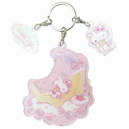 Sanrio Characters Sleeping Triple Charm Hello Kitty (サンリオキャラクターズ すやすや3連チャーム ハローキティ)
