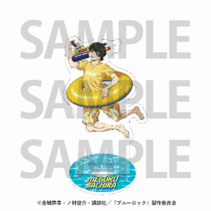 Hakone Kowakien Yunessun x Blue Rock Acrylic Stand Haraku Kai (箱根小涌園ユネッサン×ブルーロック アクリルスタンド 蜂楽廻)